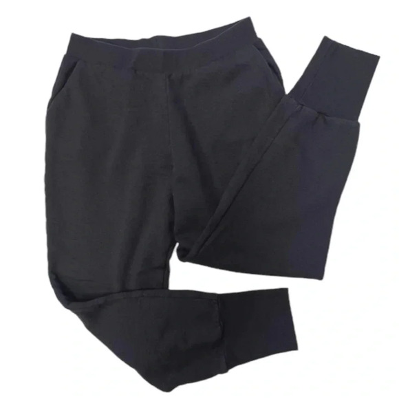 Zara Jogging Sweat Pants Black Size Large - Picture 3 of 7